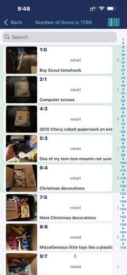 Items List